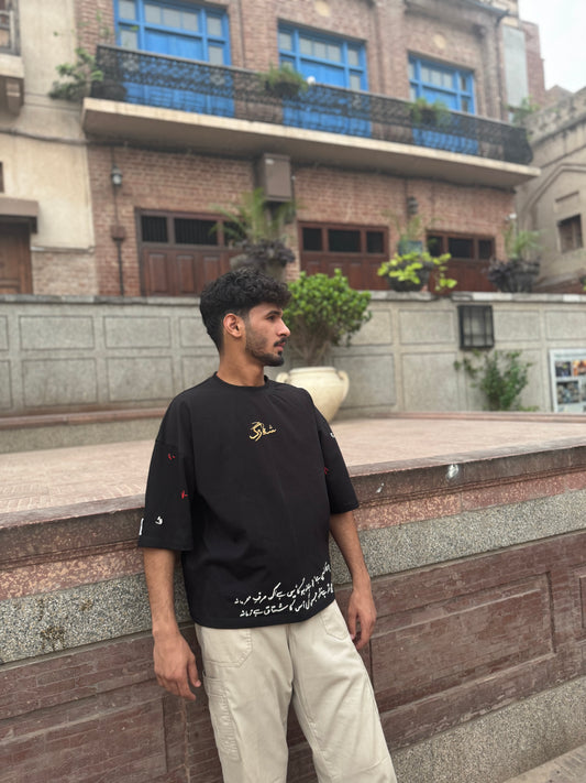 Poetry Drop Shoulder Shirt for UNISEX