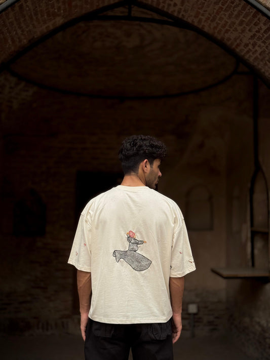 Poetry Drop Shoulder Shirt for UNISEX