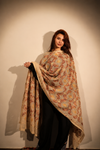 Warm Terracotta & Ivory Paisley Embroidered Dupatta