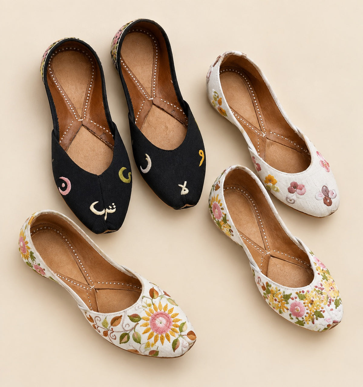 Traditional Elegance Embroidered Jutti / Khussas