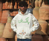 HAND EMBROIDERY DROP SHOULDER PAKISTAN HOODIES