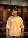 Drop Shoulder Shirts With Hand Embroided LOGO