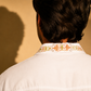 Calligraphy & Peacock Embroidered white shirt