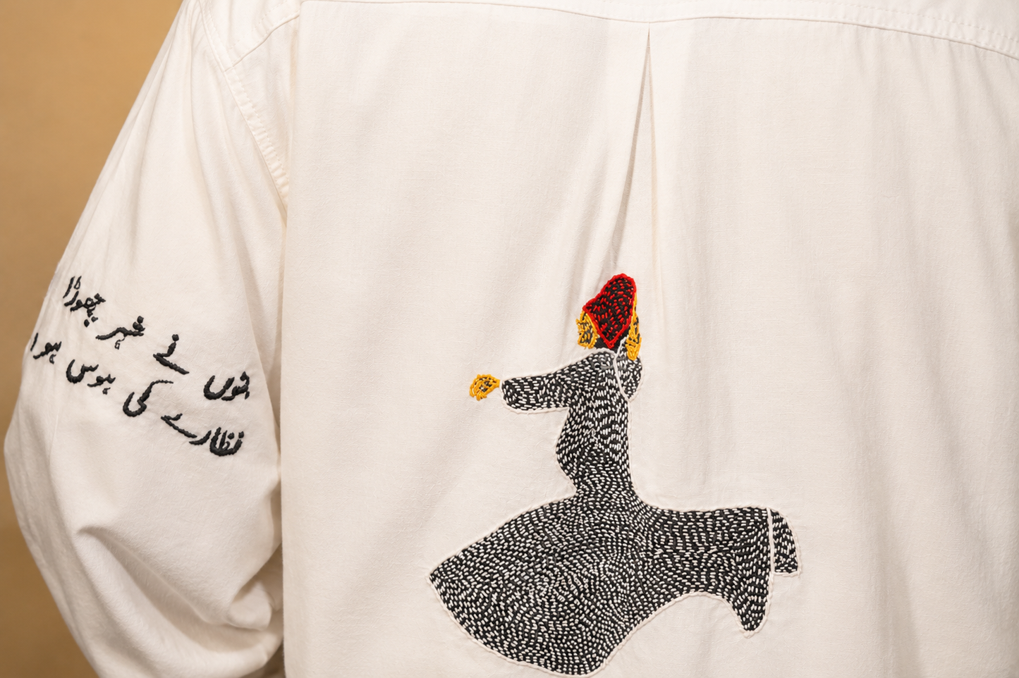 Unisex "Dervish" Handemade Embroidered Shirt
