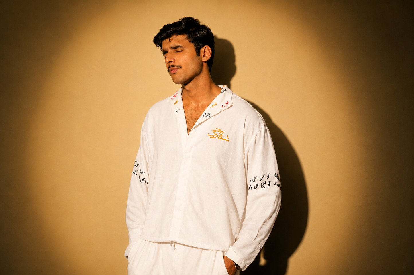 Unisex "Dervish" Handemade Embroidered Shirt