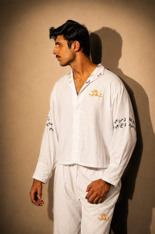 Unisex "Dervish" Handemade Embroidered Shirt
