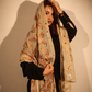 Warm Terracotta & Ivory Paisley Embroidered Dupatta
