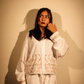 Ivory Botanical Embroidered Linen Shirt Set