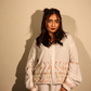 Ivory Botanical Embroidered Linen Shirt Set