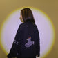 Midnight Black Urdu Calligraphy Embroidered Shirt