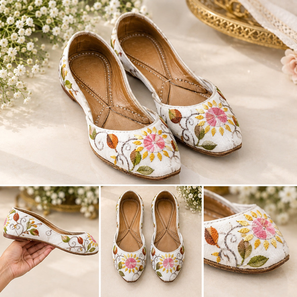 Traditional Elegance Embroidered Jutti / Khussas